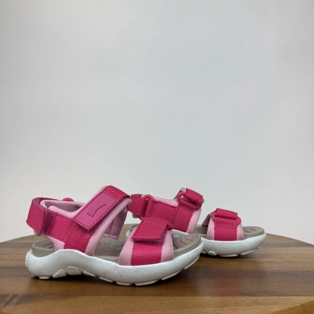 New NWOB Little Kids Camper Adjustable Slingback Comfort Sandals Pink Size‎ 9 C